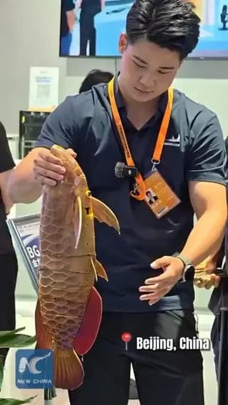 China unveils autonomous robotic fish for underwater surveillance.
