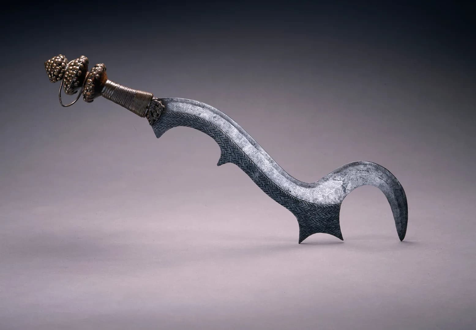 19th century Congolese sword 'Ngulu'. It was an sword used for executions. The head would be catapulted when seperated.