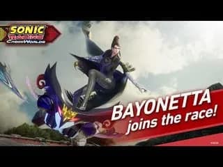 Bayonetta announced for Sonic Racing Crossworlds