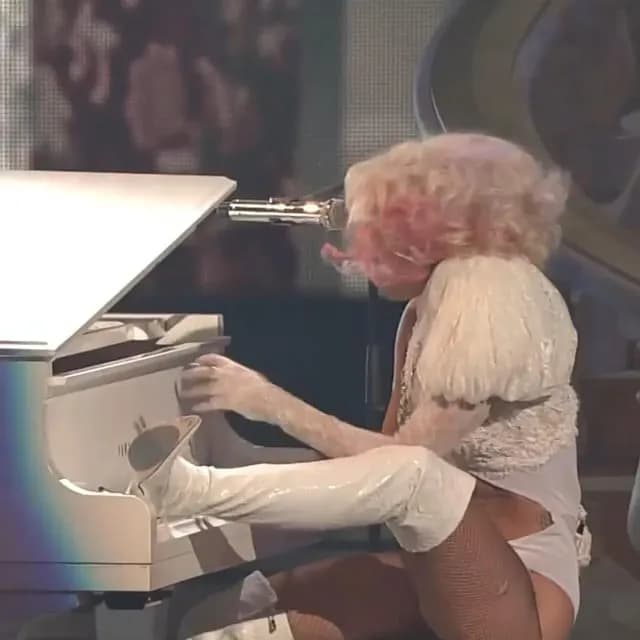 17 years ago Lady Gaga shocked the audience at the MTV Video Music Awards during her performance of “Paparazzi”