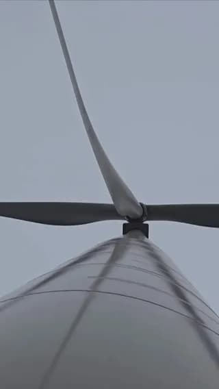 Wind turbines intentionally sway that to prevent it from snapping like a twig. This video shows it clearly from the inside.