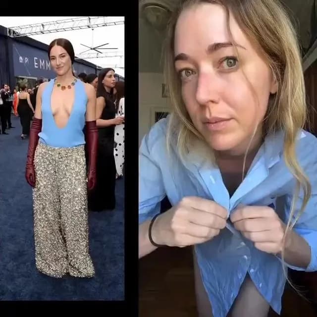 Hers is tailored better than Woodley’s