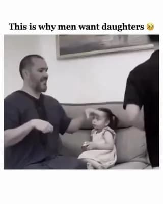 Daughters are different.💝