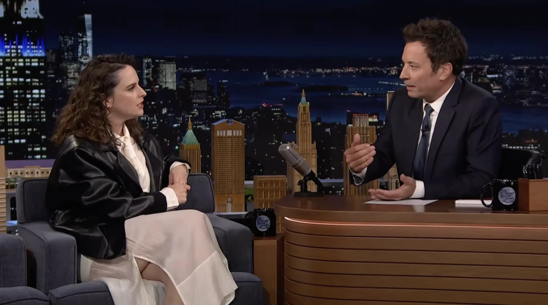 Raygun responds to Olympics theories during first late night interview on 'Tonight Show'