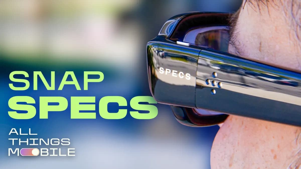Snap Specs AR Glasses Hands-On: Fit, Features, Specs