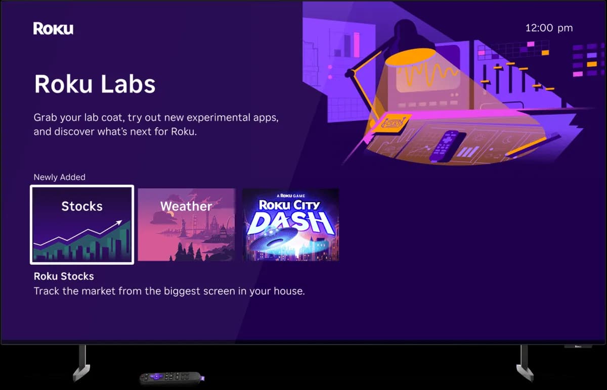 Roku's new Labs hub brings experimental apps to the big screen | TechCrunch