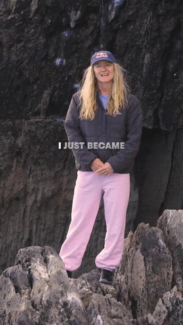 British pro climber Shauna Coxsey needed only two attempts to climb Olympiad, an 8b route above the sea in Pembrokeshire, Wales, UK. Coxsey became the first woman to complete the route – and made the