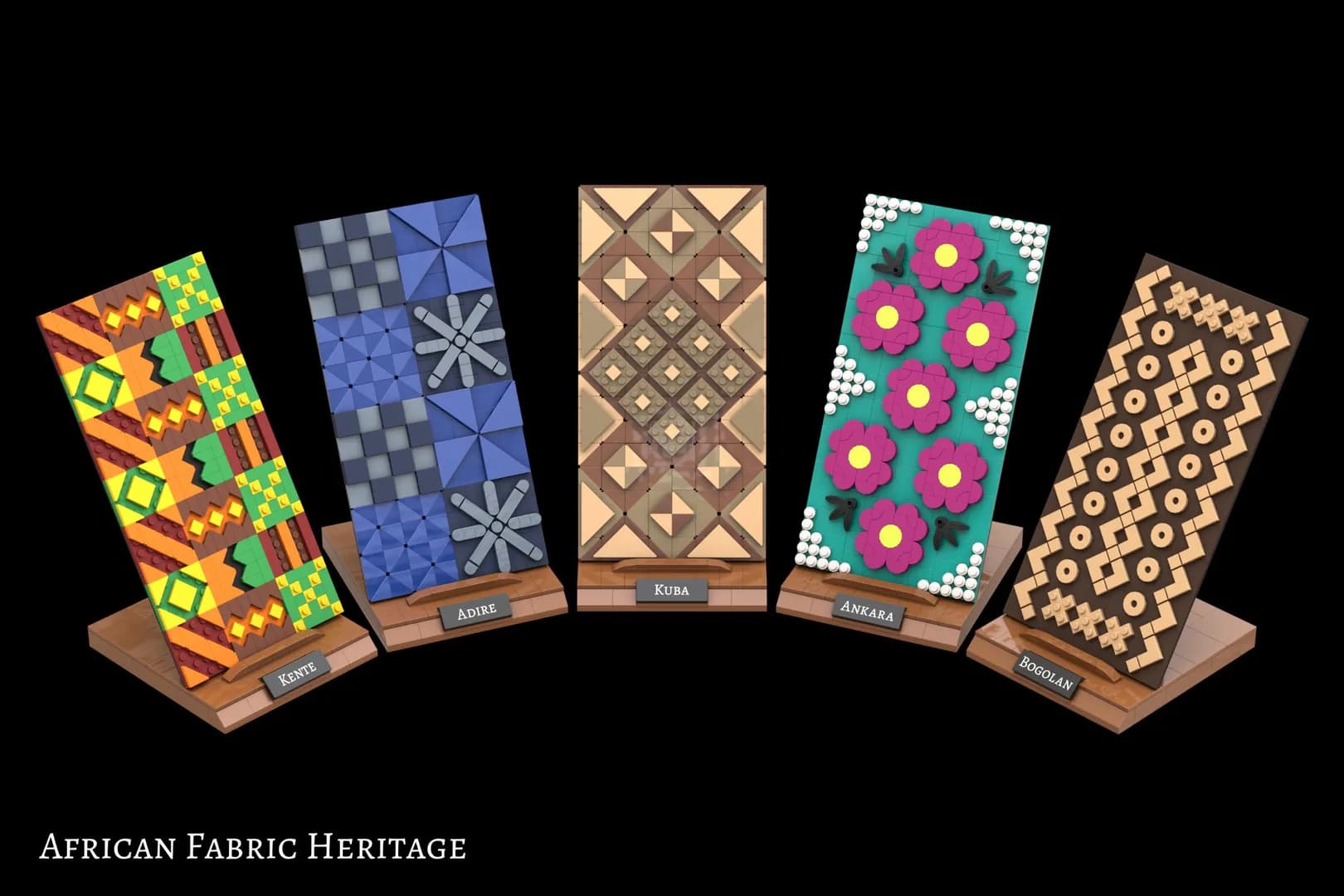 After 18 years of LEGO IDEAS and 1,239 entries reaching the review stage by gaining 10,000 supporters, my design "African Fabric Heritage" could become the FIRST-EVER African-themed model to make it t