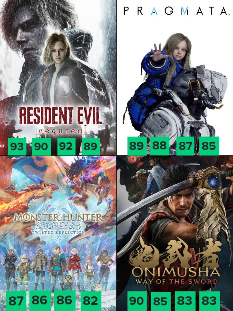 Capcom has Released 4 New Games in 2026. Resident Evil Requiem, Monster Hunter Stories 3, Pragmata, and Onimusha: Way of the Sword have all been very successful both critically and financially.