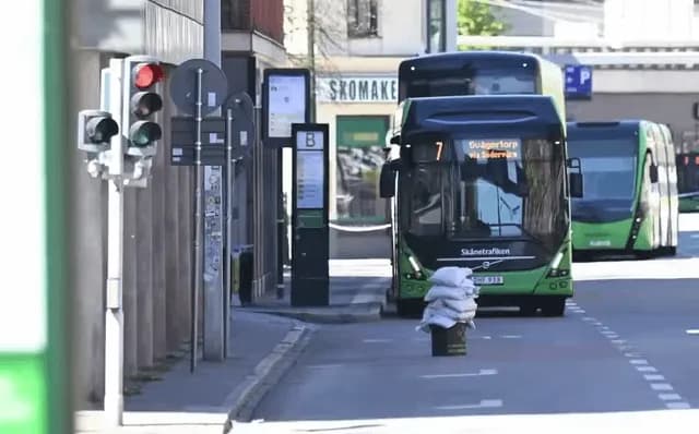 Police in Sweden blow up a grenade in a controlled demolition after a 13 year old girl threw it at a restaurant