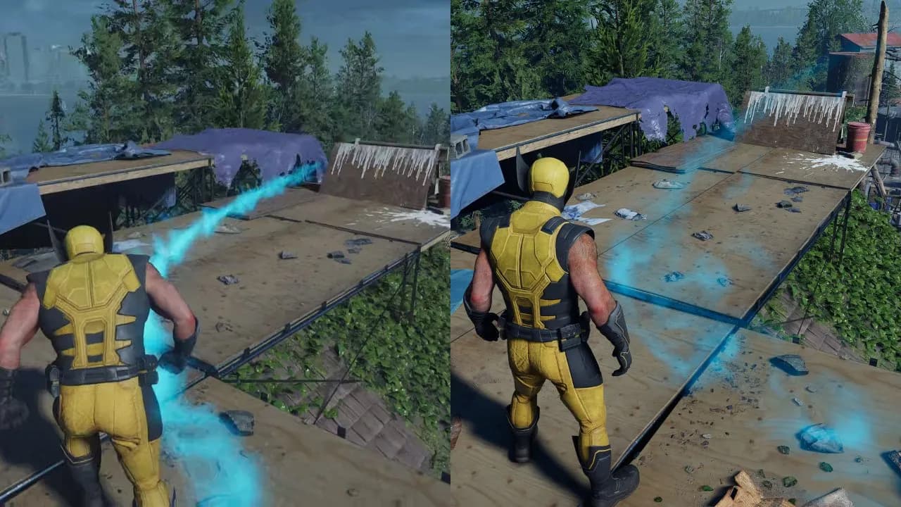 Insomniac has put in a hotfix to reduce the opacity of the blue scent trail in 'Wolverine'. They also say they are exploring adding a toggle option to turn it on and off