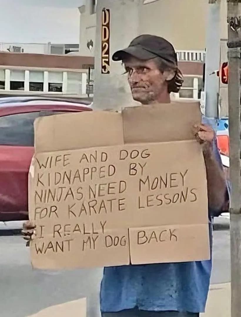 Bro said the wife is negotiable, but the dog is NOT