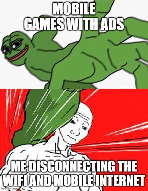No Internet! No ADS!