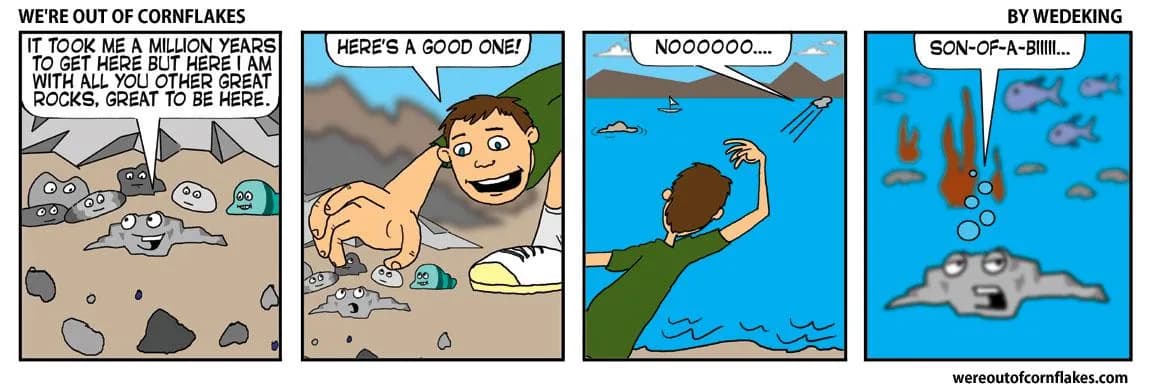 A rock's journey