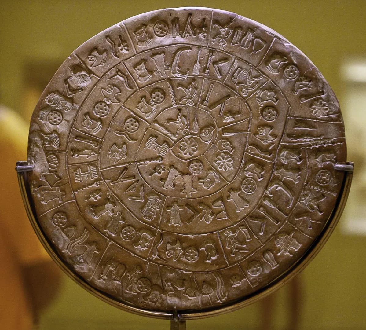A 3,700-year-old disc covered in mysterious symbols that still haven't been conclusively deciphered