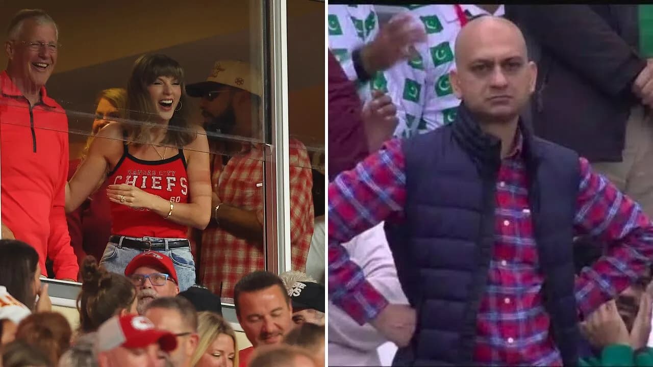 Taylor Swift’s Over-The-Top Reactions At Husband’s NFL Game Spawn Diabolical Meme Frenzy