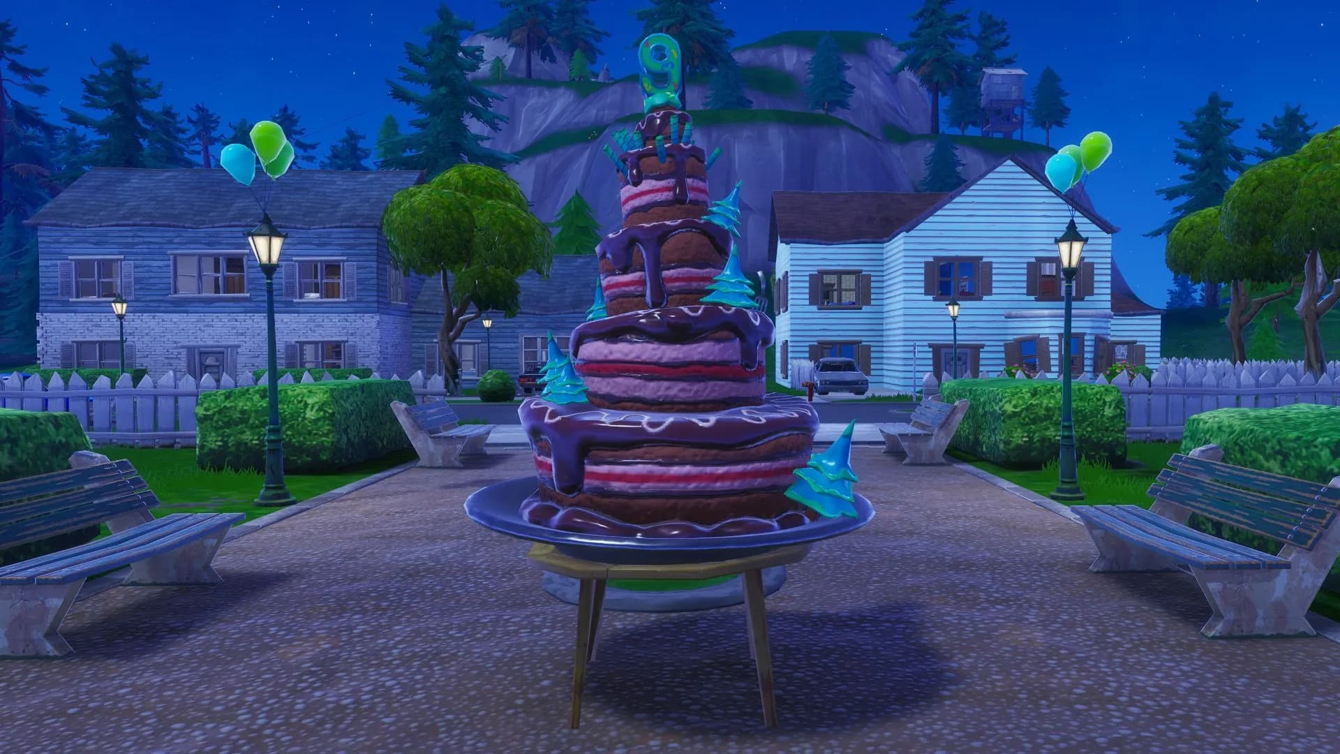 Where to eat slices of birthday cake in Fortnite Chapter 7 Season 4