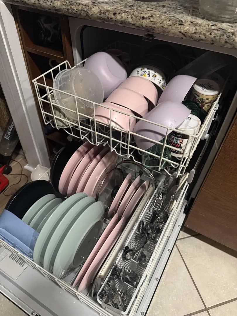 Loaded my dishwasher to perfection