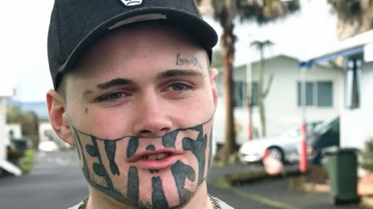19YO Gets “DEVAST8” Tattooed Across His Face, Then A New Job Changes His Plans For The Tattoo