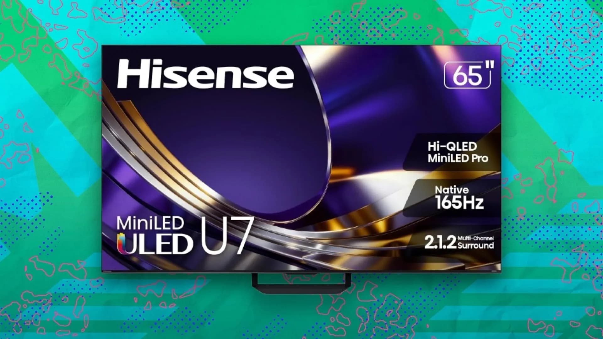 Best TV deal: Hisense 65-inch U7 Mini-LED drops to $847.99 at Amazon