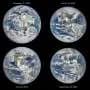 The tilt in Earth's axis makes the apparent position of continents shift with the seasons