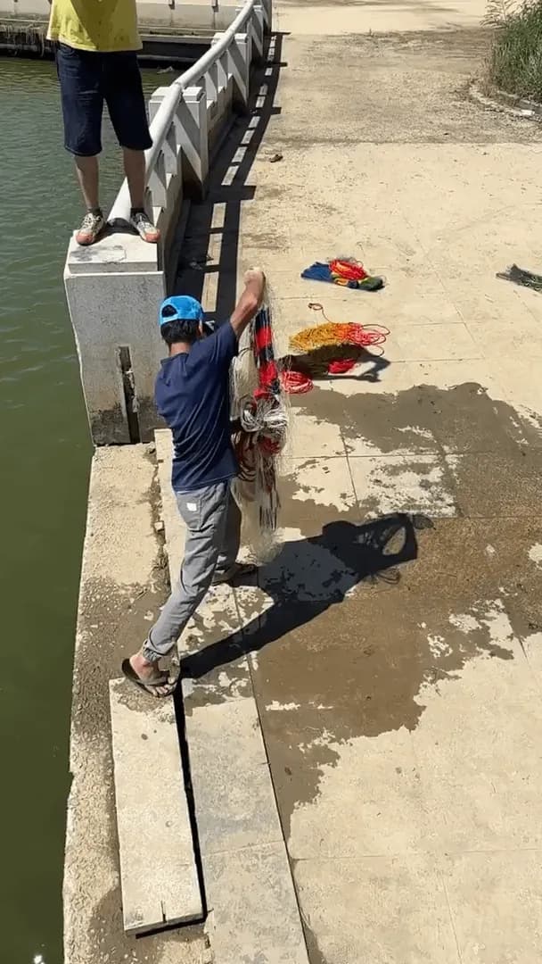 Perfect execution of a massive cast net