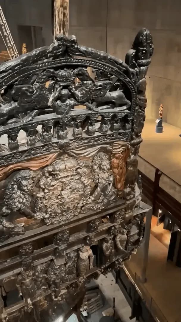 The Swedish warship Vasa sank to the bottom of the Baltic Sea in 1628. In 1961 it was salvaged and the wood was still strong enough to be able to walk the decks. Today it is the world's best-preserved