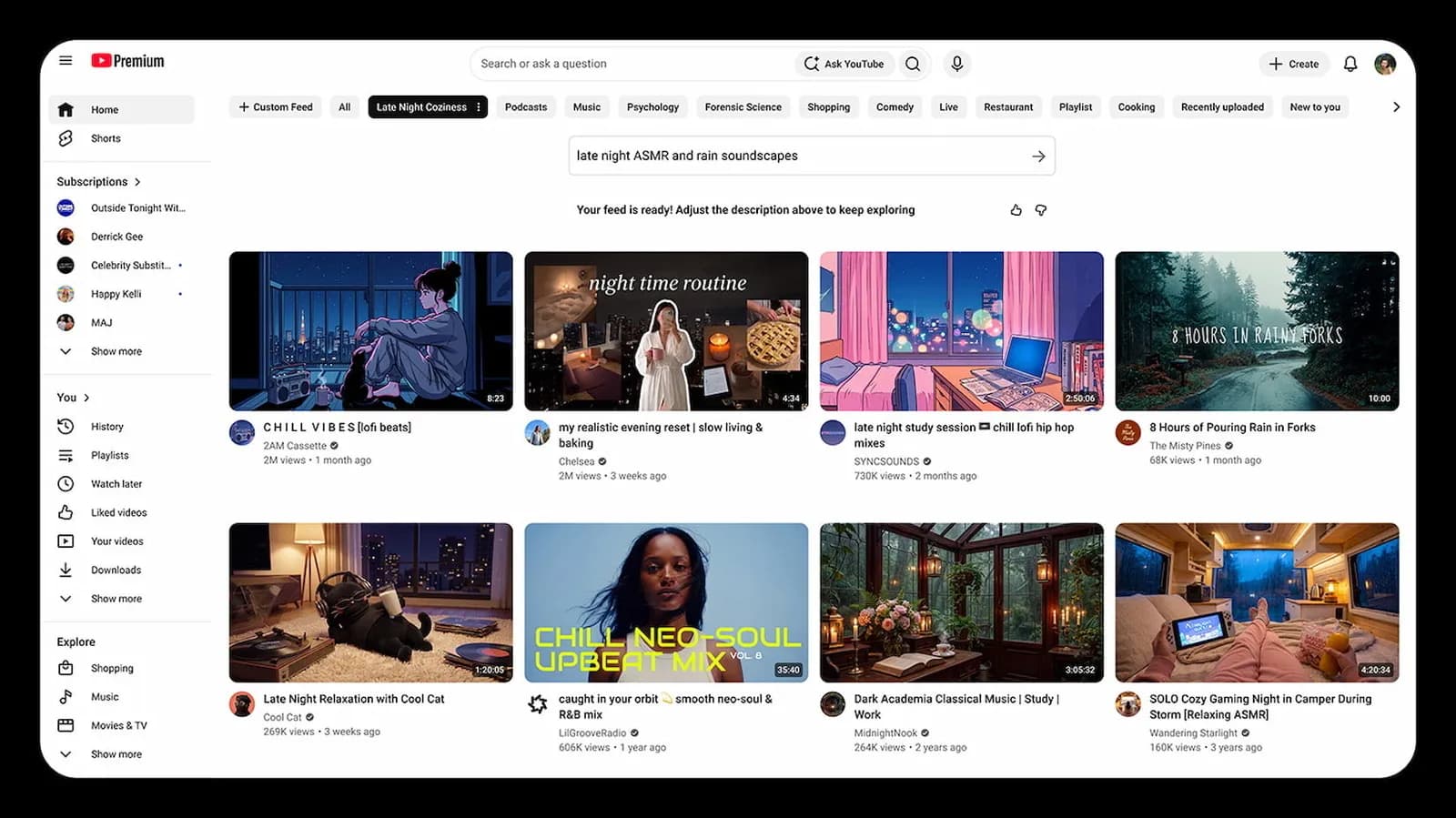 YouTube will soon let you generate custom feeds and use GIFs in comments - Engadget