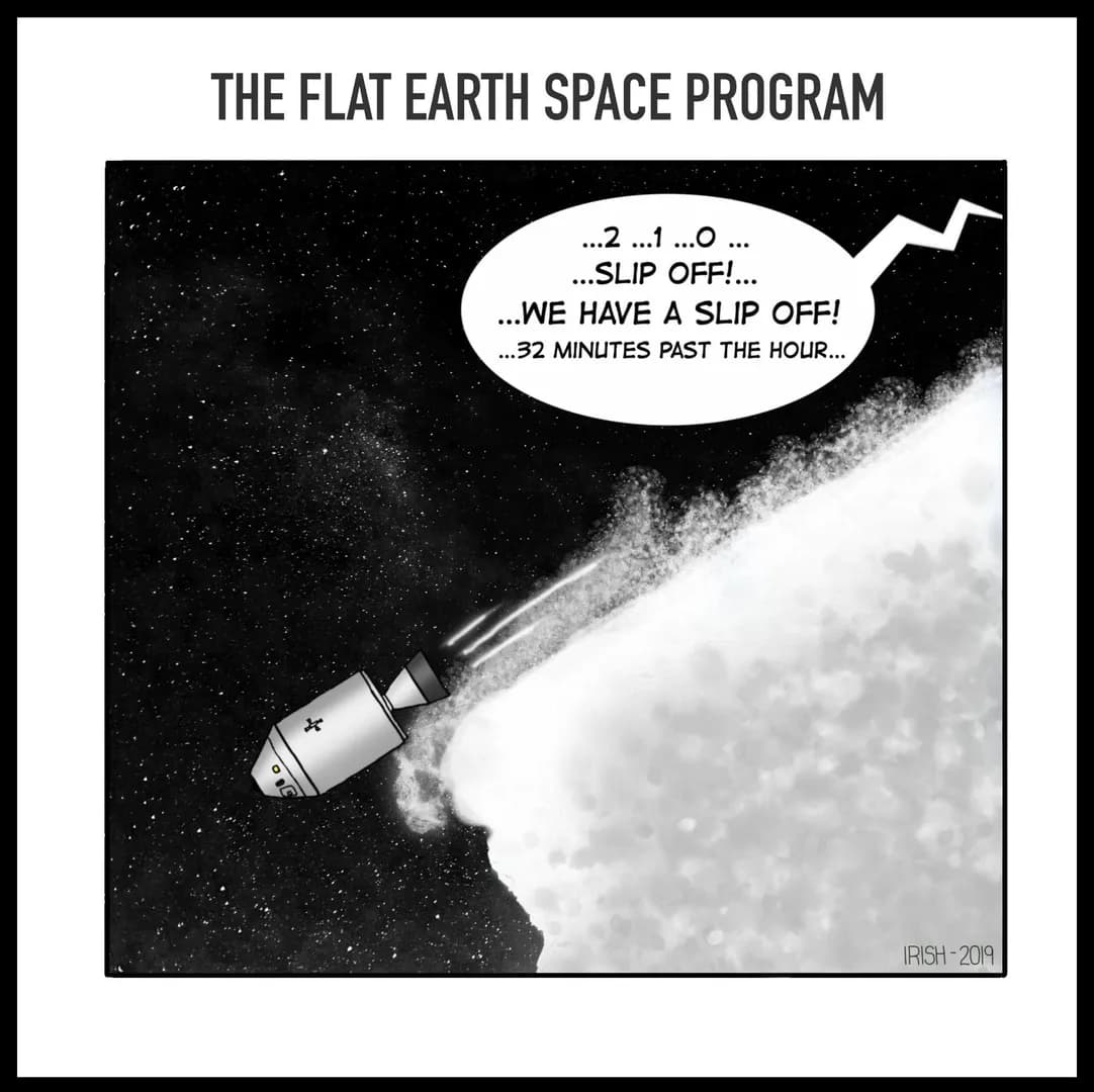 The Flat Earth Space Program [OC]