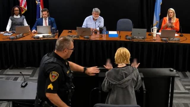 Her Mic Was Cut, Then Police Dragged Her Away for Opposing Flock Cameras