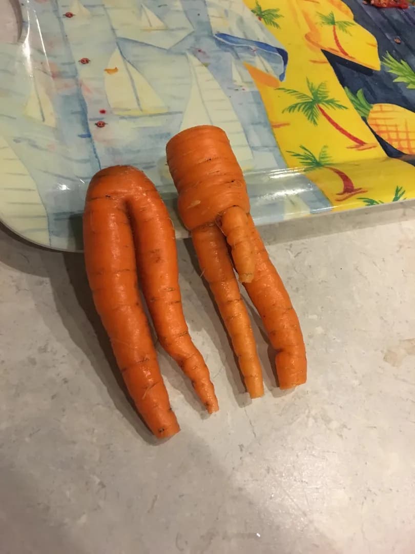The sexy carrots that I grew