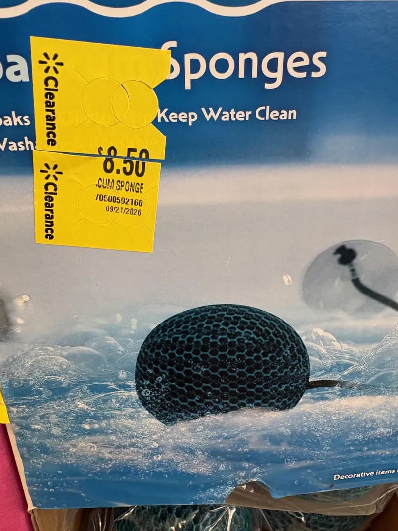 Damn, chill Walmart…