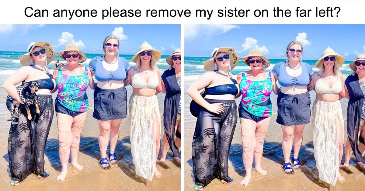 36 People Who Asked For Photo Edits And Got Amusingly Unexpected Results