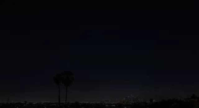 The surreal "Twilight Phenomenon" created by a SpaceX Falcon 9 rocket launch over Los Angeles.