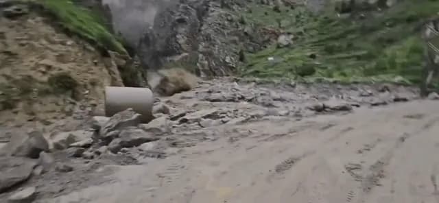 Sudden deluge of water was triggered after three consecutive cloudbursts in Niti Valley, India