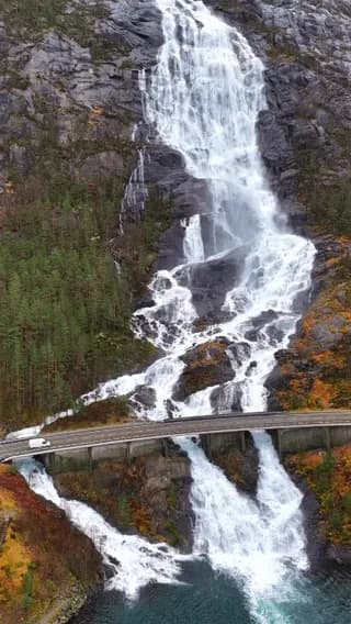 The world's most beautiful water falls