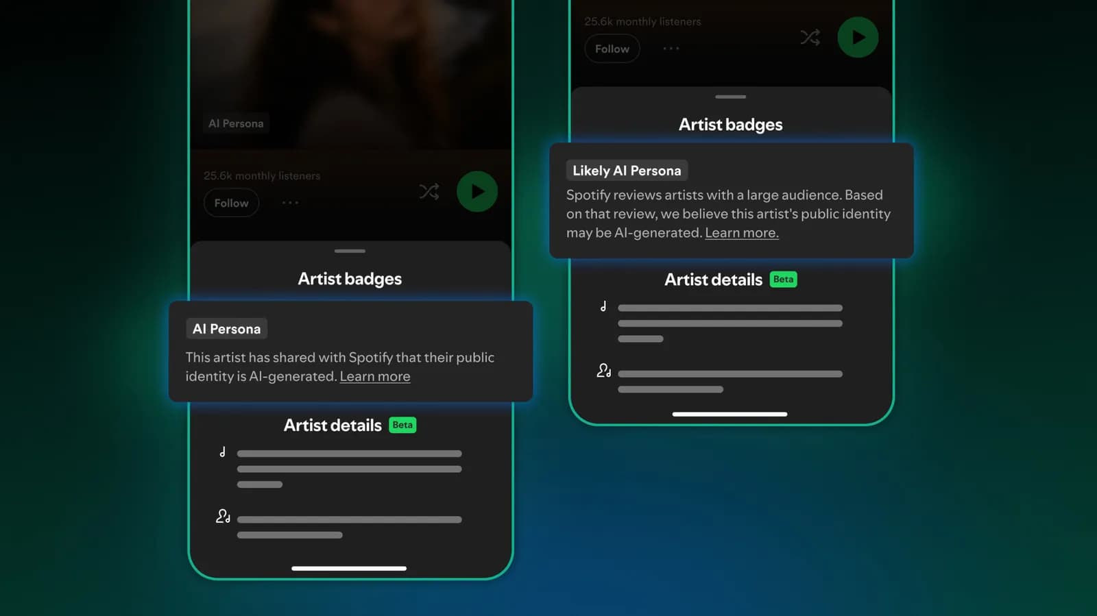 Spotify AI Persona labels will alert listeners if an artist isn