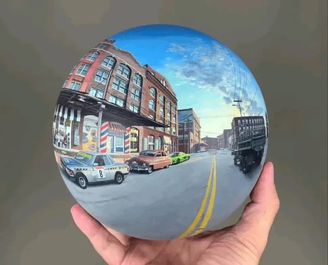 Insane 360° Sphere Painting.