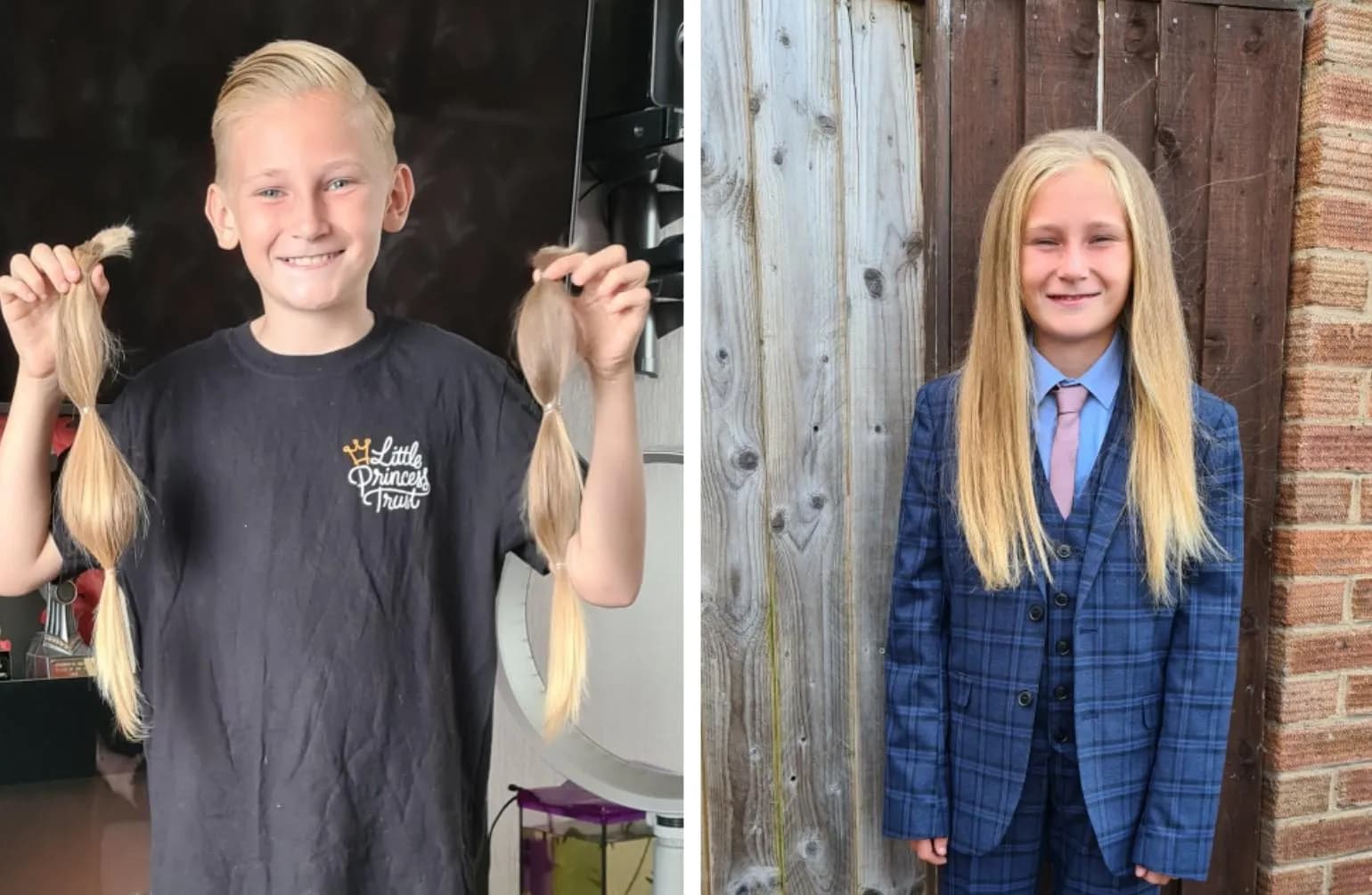 Bullied for growing his hair, this 11-year-old refused to cut it because he wanted to donate it to children with cancer