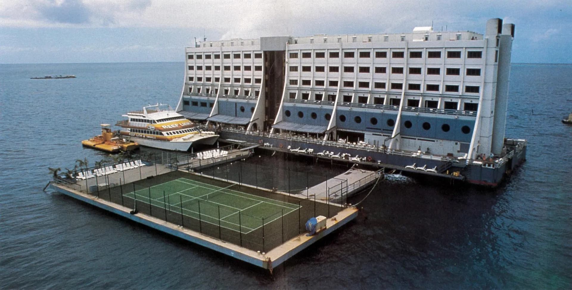 The world's first floating hotel was opened in Australia and it ended up in North Korea