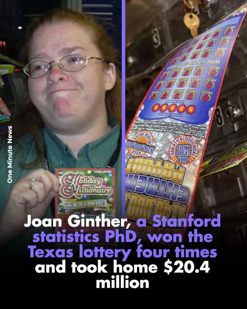 Joan Ginther PhD in Math: 4x lottery winner