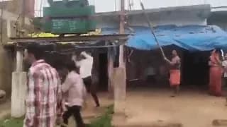 Locals in India started hitting transformer after a cow was electrocuted