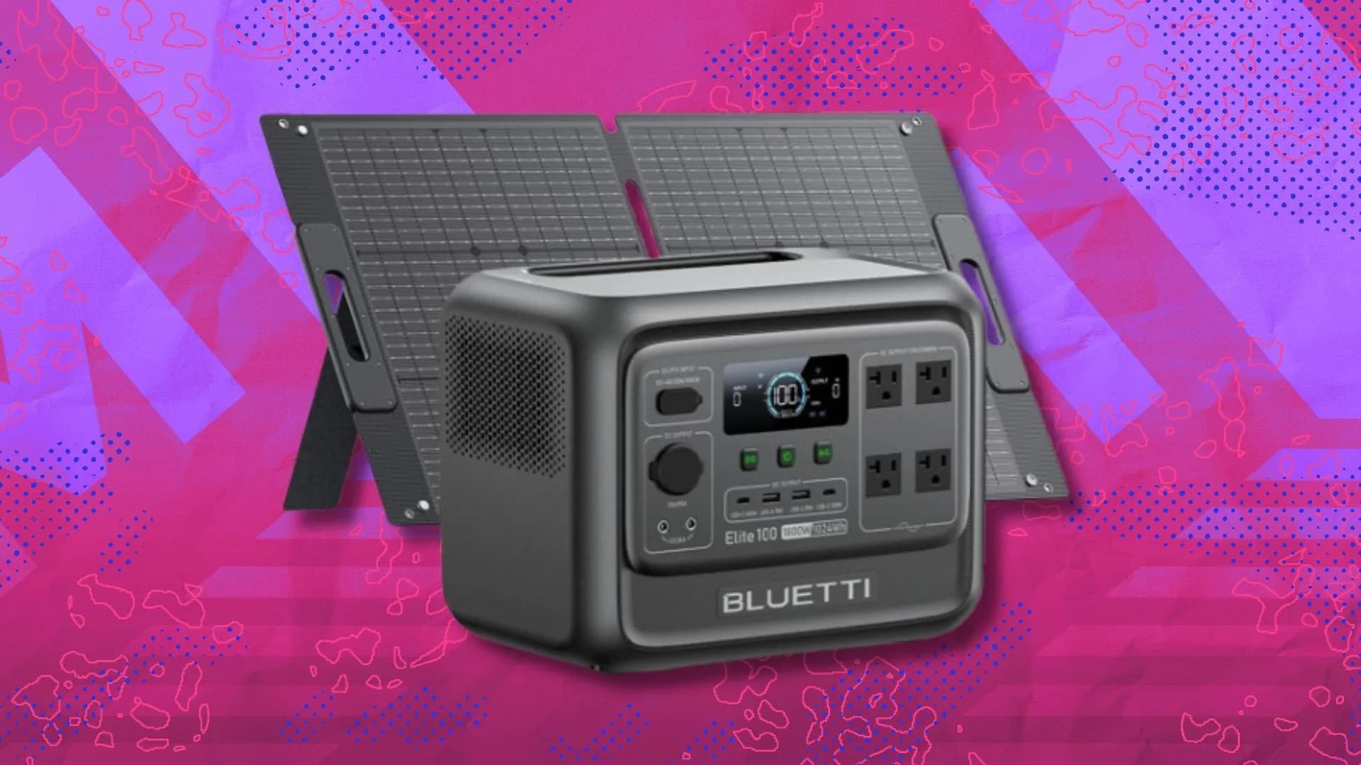 Portable power station deal: Save 43% on the Bluetti Elite 1000 V2 with a 100W solar panel
