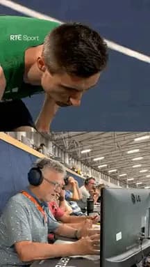 A great enthusiastic commentary for Mark English achievement