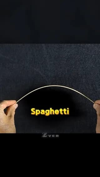 You Can't Break Spaghetti in Two Pieces.