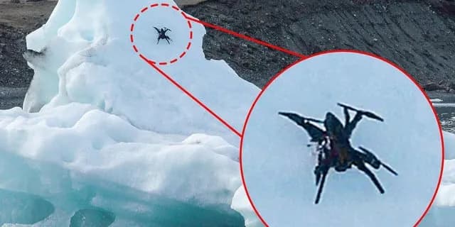 Canadian roboticists create a drone that can land on icebergs sloped nearly 60 degrees, with wind speeds of up to 30 km/h. Landing on icebergs specifically allows drones to monitor them for days or mo