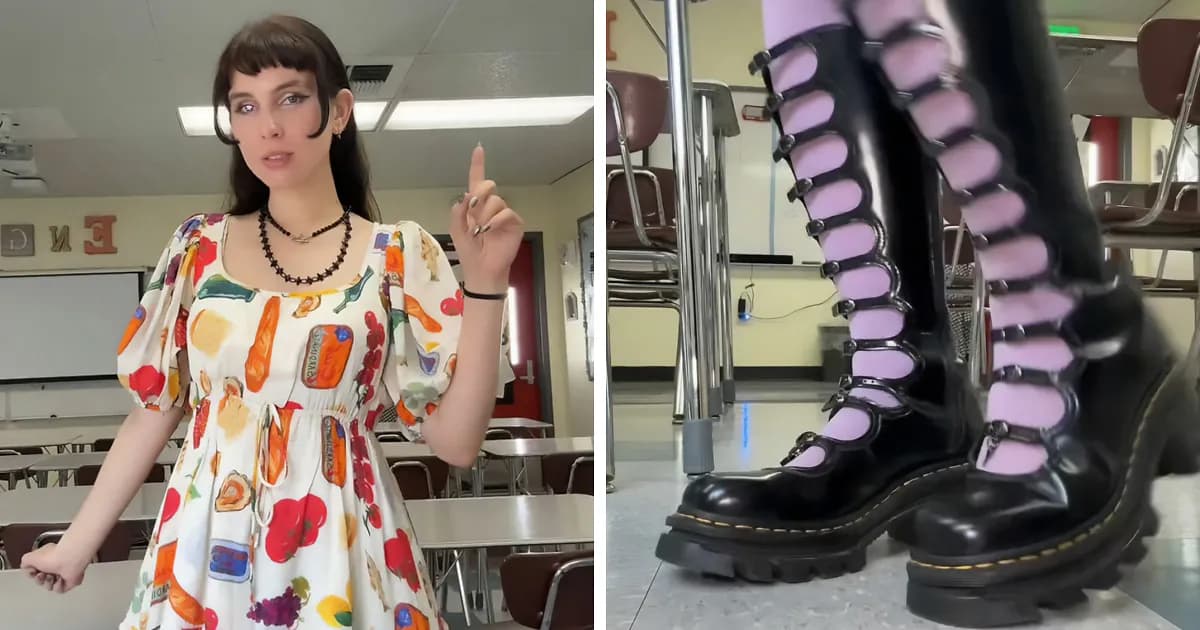 âShould Be Dress Codesâ: Teacherâs OOTD Post Sparks Controversy After She Films It In A Classroom