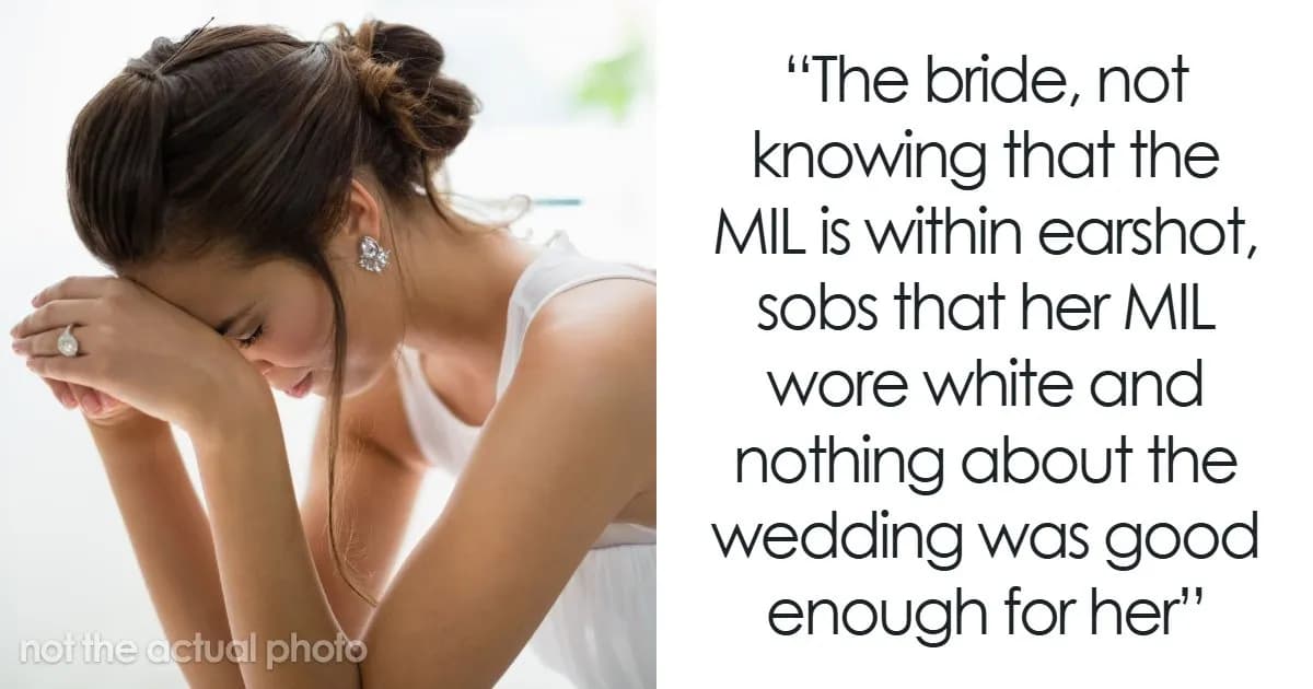 MIL Makes Wedding All About Herself, Even Wears A White Dress, Does Something Even Crazier With Scissors