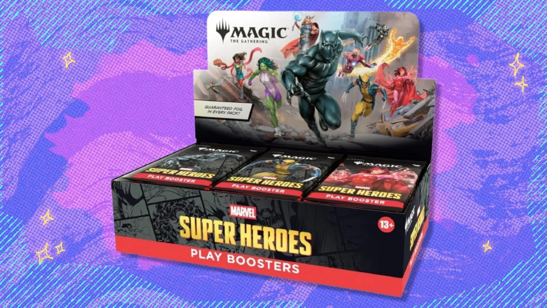 Best Magic The Gathering deal: 30-pack Marvel Super Heroes Play Booster Box back under $125