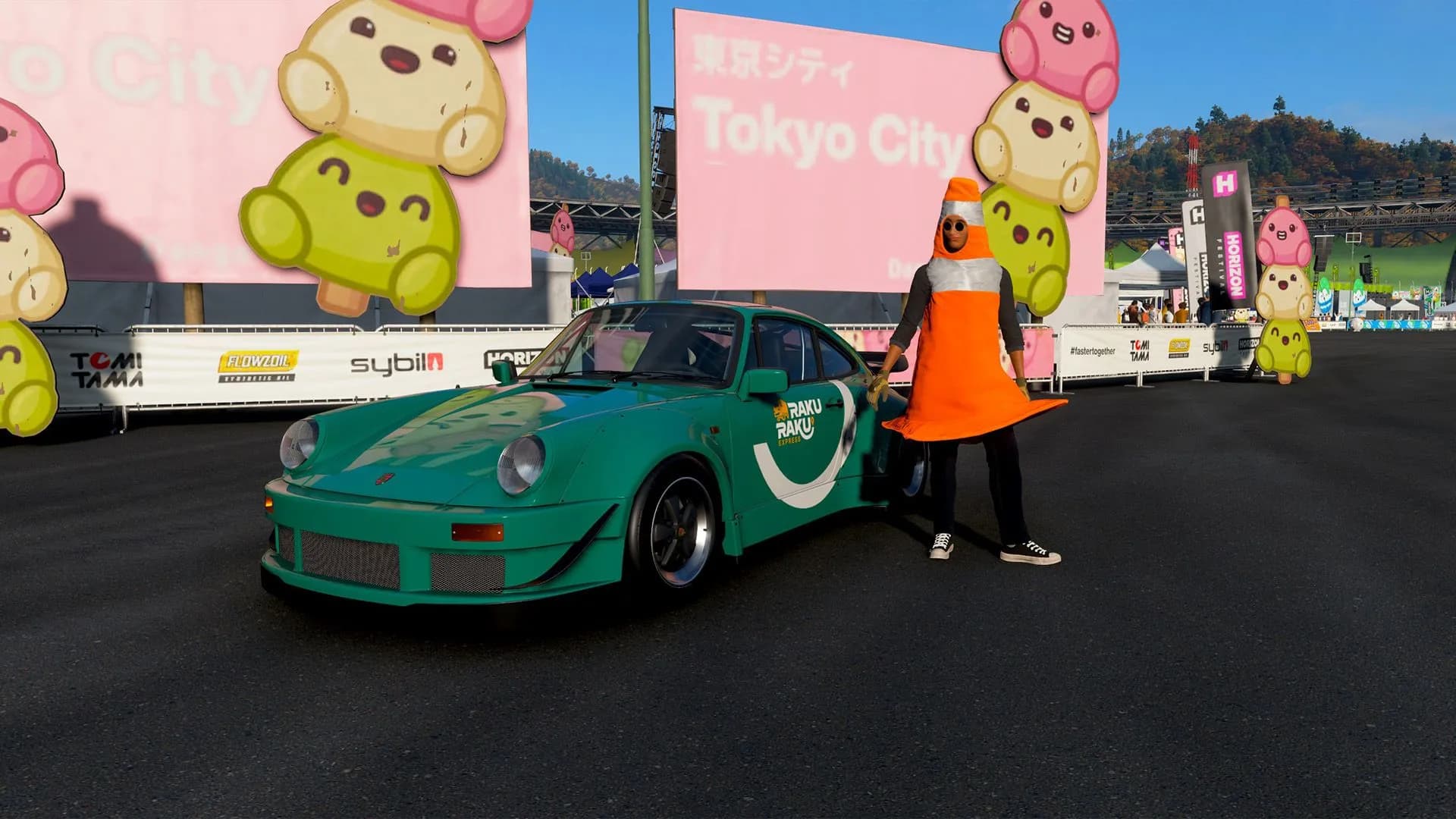 Where to find Mascot Party's Tokyo City Dango area in Forza Horizon 6